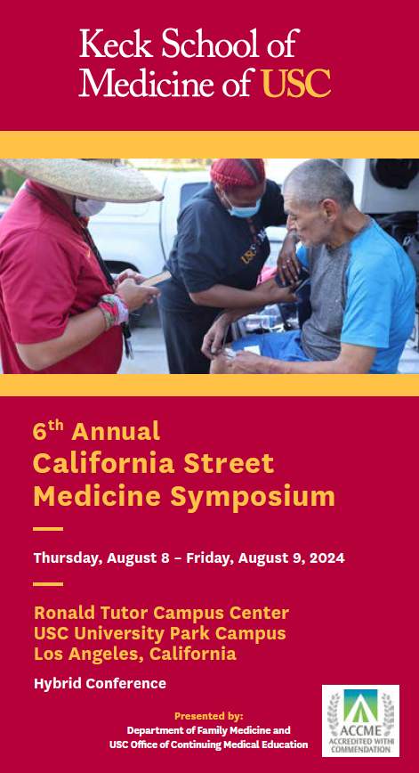 6th Annual California Street Medicine Symposium Banner